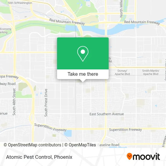 Atomic Pest Control map