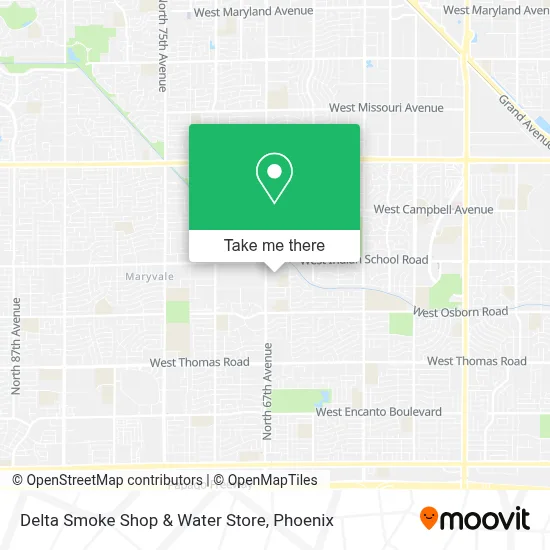Delta Smoke Shop & Water Store map