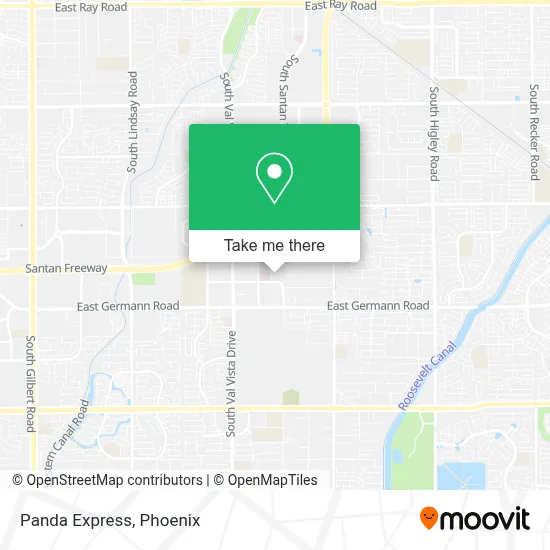 Panda Express map