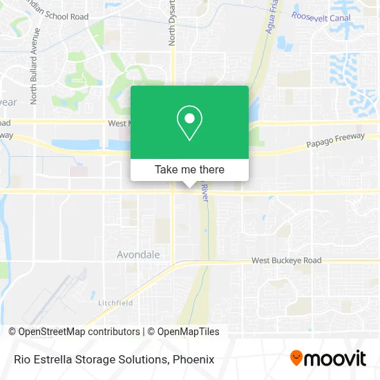 Rio Estrella Storage Solutions map