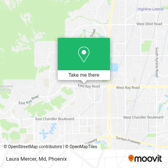Laura Mercer, Md map