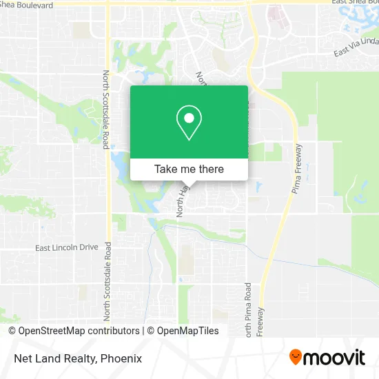 Net Land Realty map