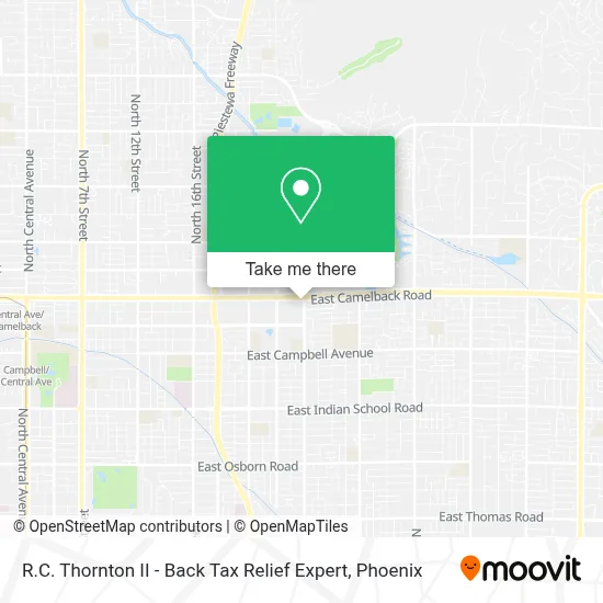 R.C. Thornton II - Back Tax Relief Expert map