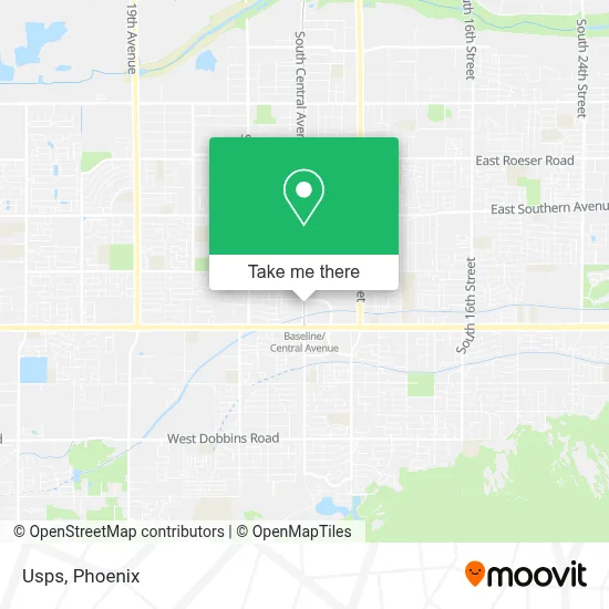 Usps map