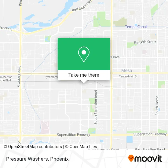 Pressure Washers map