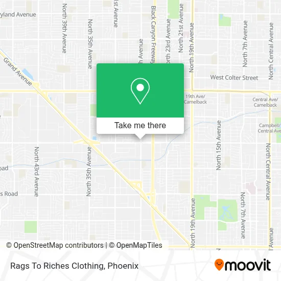 Rags To Riches Clothing map