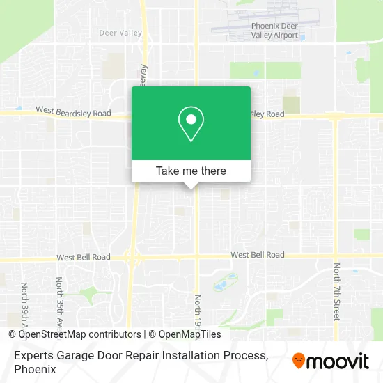 Experts Garage Door Repair Installation Process map