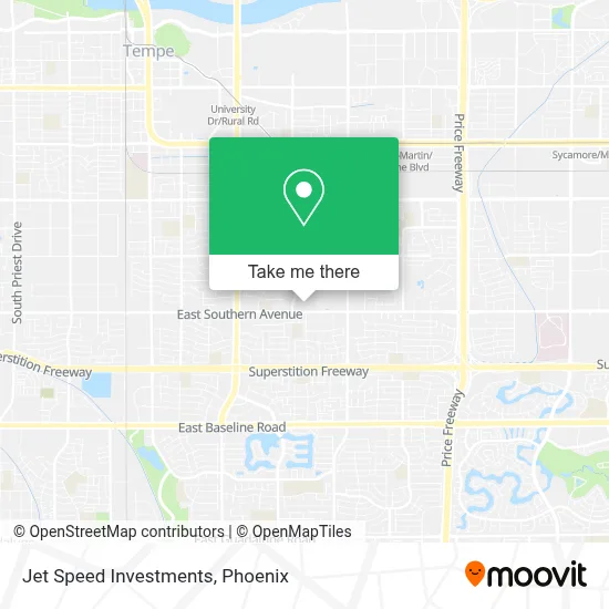 Jet Speed Investments map