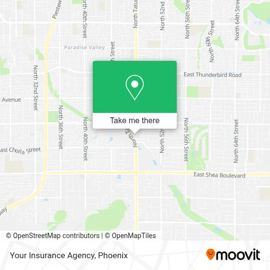 Your Insurance Agency map
