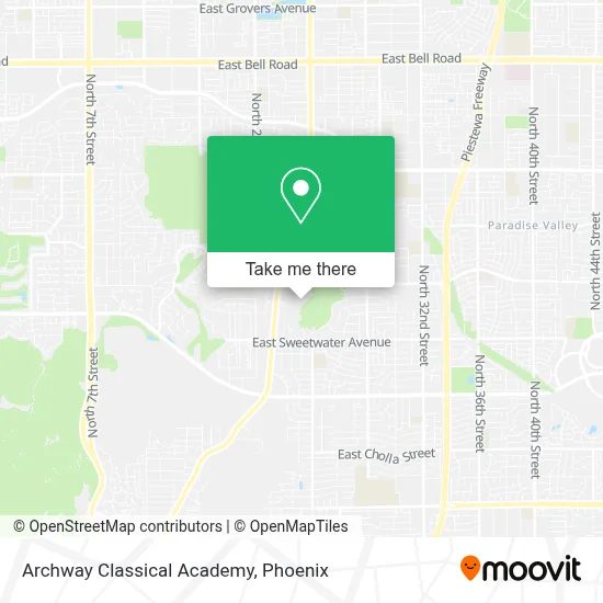 Archway Classical Academy map