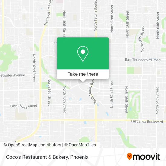 Coco's Restaurant & Bakery map