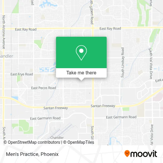 Men's Practice map