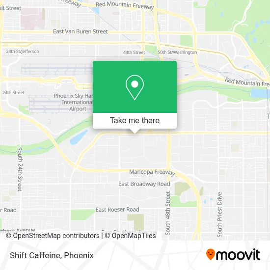 Shift Caffeine map
