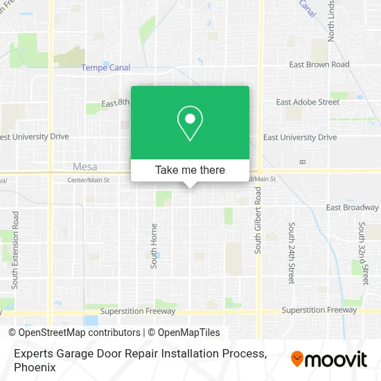 Experts Garage Door Repair Installation Process map