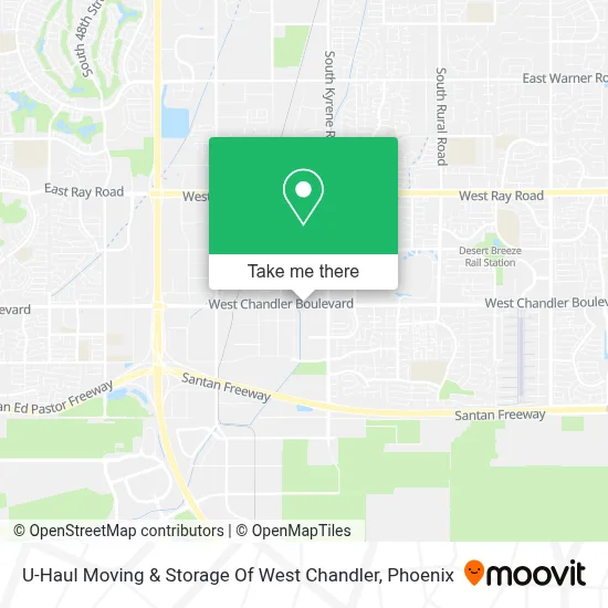 U-Haul Moving & Storage Of West Chandler map