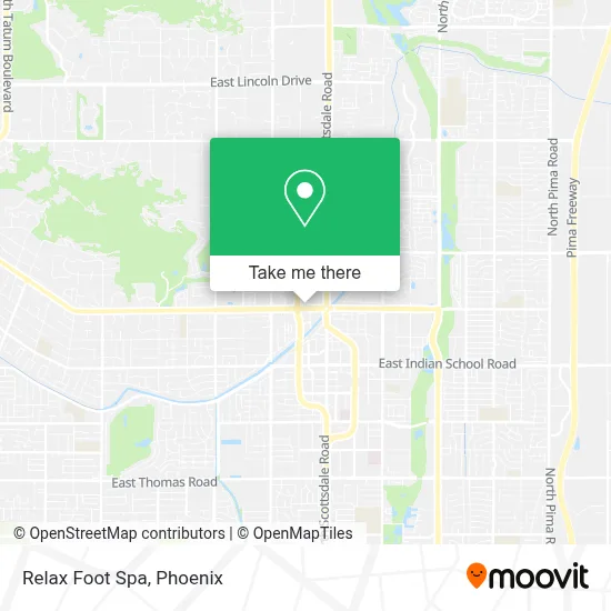 Relax Foot Spa map