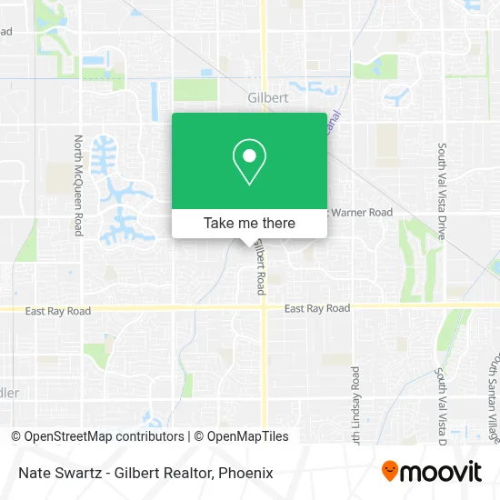 Nate Swartz - Gilbert Realtor map