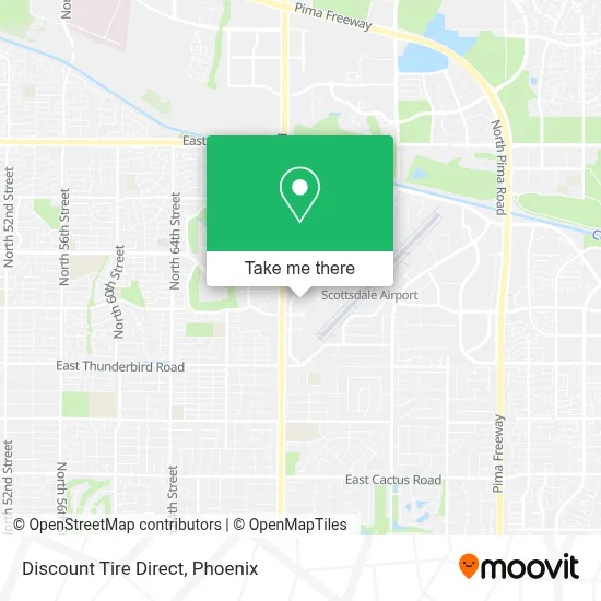 Discount Tire Direct map