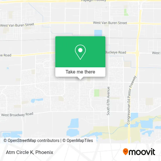 Atm Circle K map