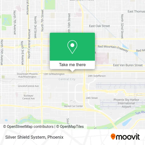 Silver Shield System map
