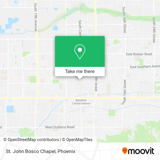 St. John Bosco Chapel map