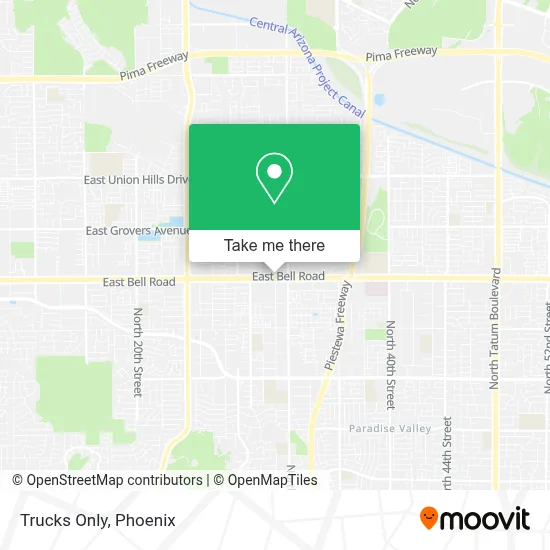 Trucks Only map
