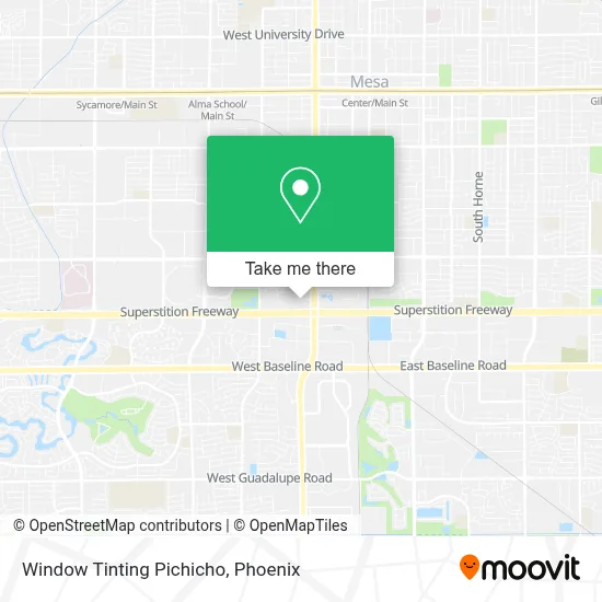 Window Tinting Pichicho map
