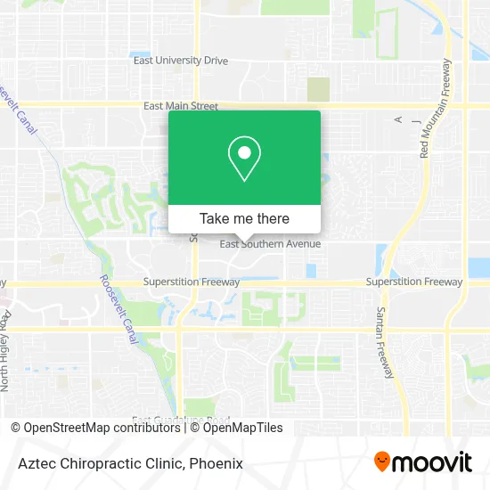 Aztec Chiropractic Clinic map