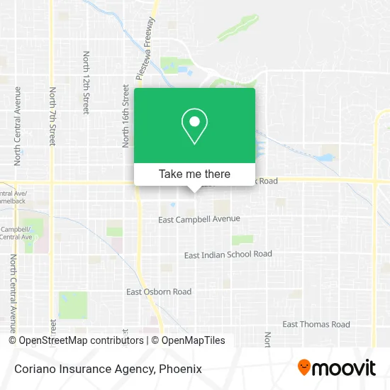 Coriano Insurance Agency map