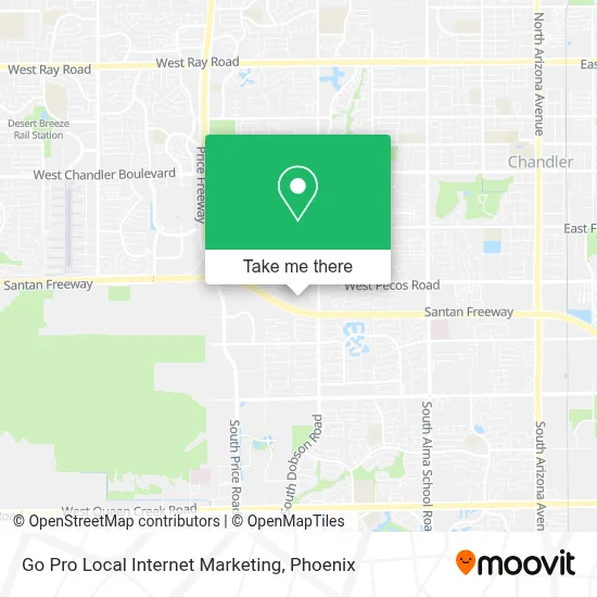 Go Pro Local Internet Marketing map