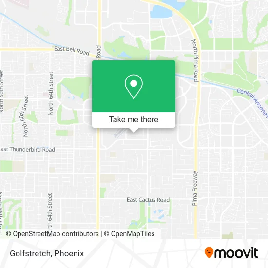 Golfstretch map