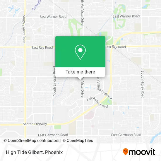 High Tide Gilbert map