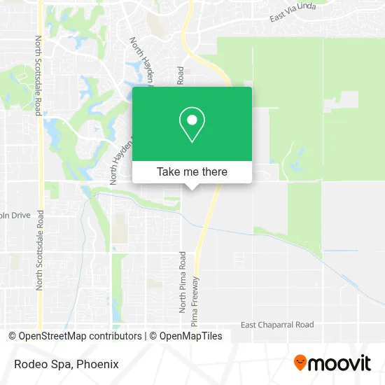 Rodeo Spa map