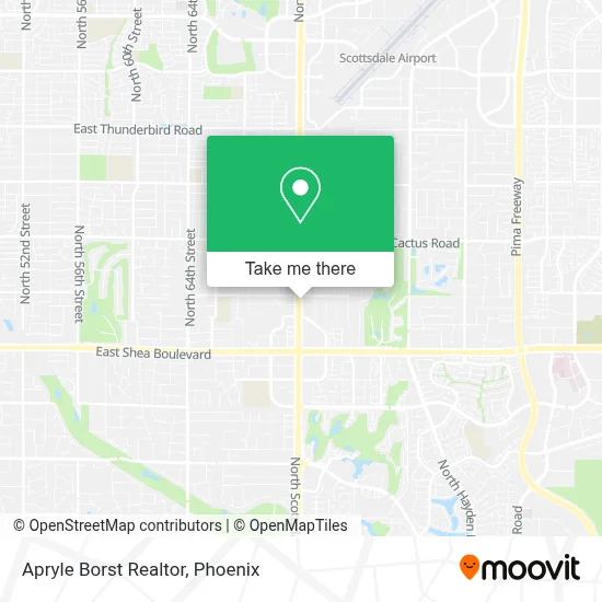 Apryle Borst Realtor map