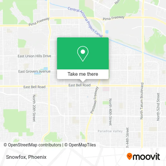 Snowfox map