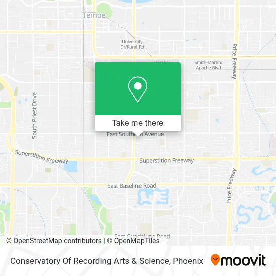 Conservatory Of Recording Arts & Science map