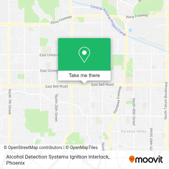 Alcohol Detection Systems Ignition Interlock map