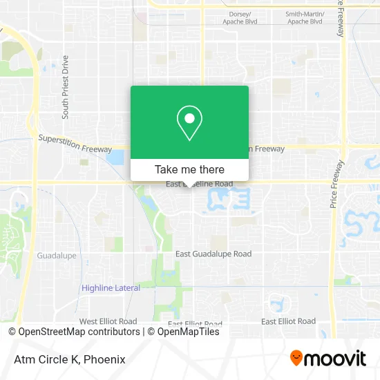Atm Circle K map