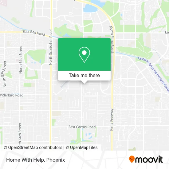Home With Help map