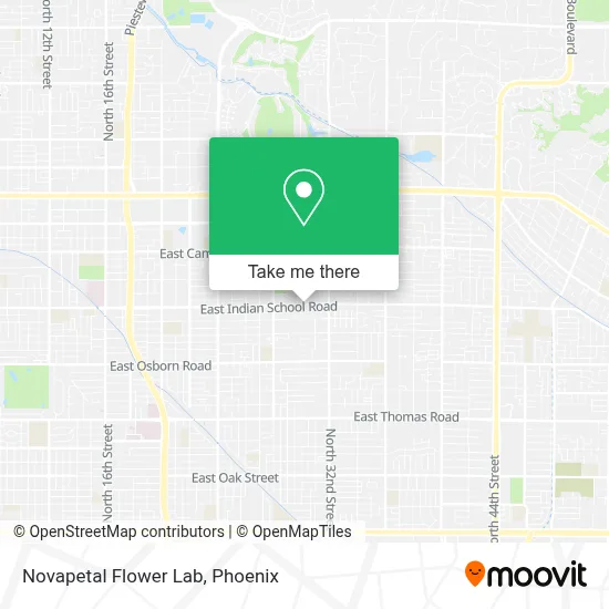 Novapetal Flower Lab map