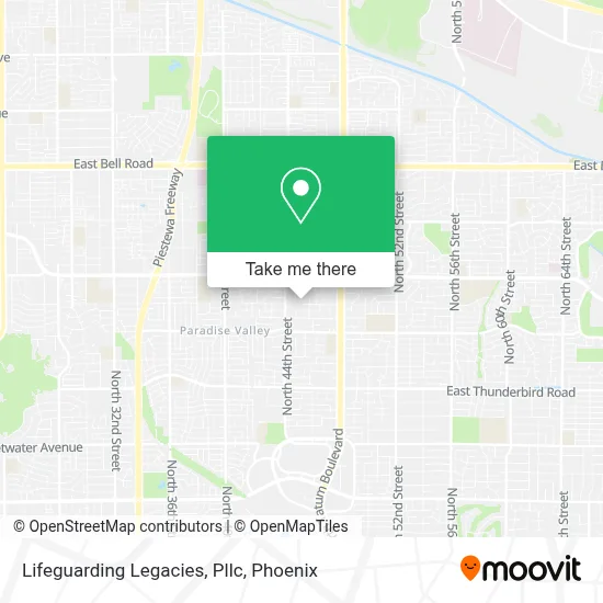 Lifeguarding Legacies, Pllc map