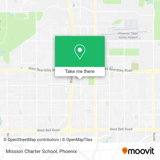 Mission Charter School map