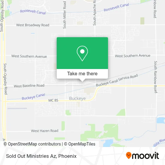 Sold Out Ministries Az map