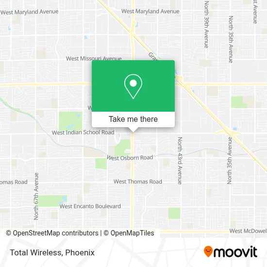 Total Wireless map