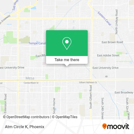 Atm Circle K map