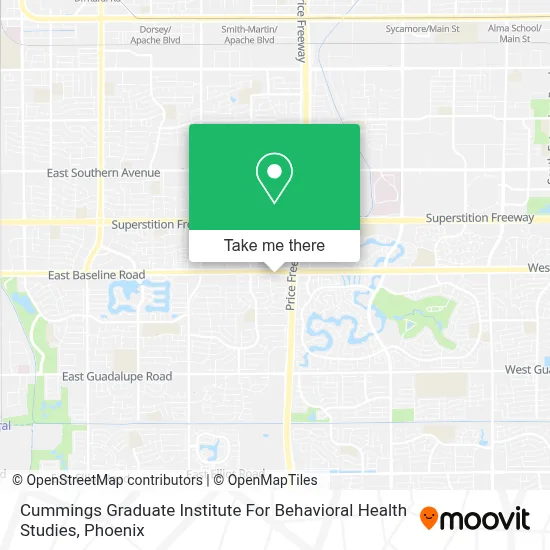 Cummings Graduate Institute For Behavioral Health Studies map