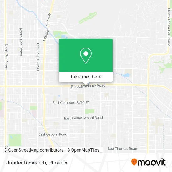 Jupiter Research map