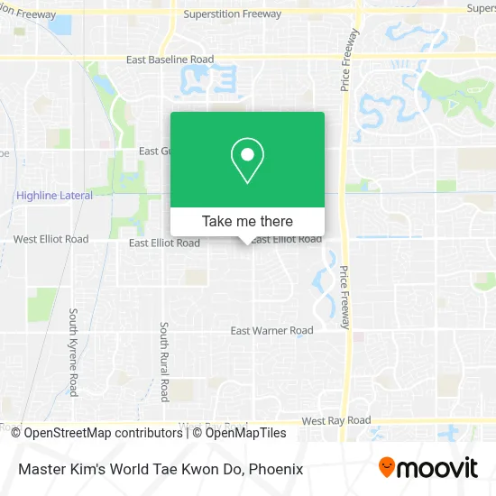 Master Kim's World Tae Kwon Do map