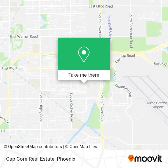Cap Core Real Estate map
