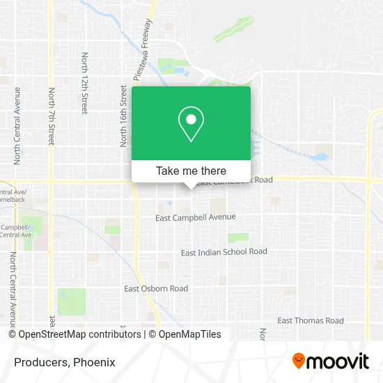 Producers map